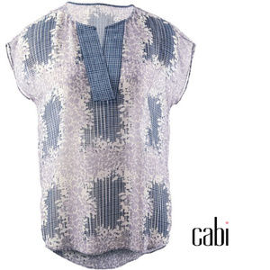 Beautiful cabi Spring 2015 Printed Stitch Blouse